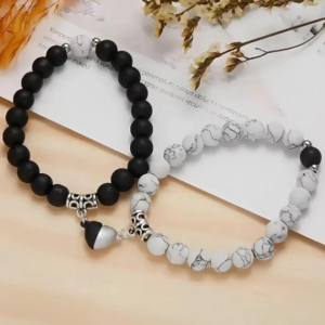 Heart Magnetic Bracelets for Couples (2 Piece)