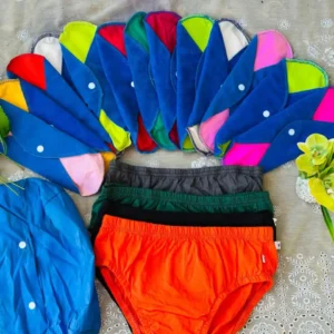 ৪ টি প্যান্টি, ১২ টি প্যাড এবং ১টি জিপার ব্যাগ ফ্রি!