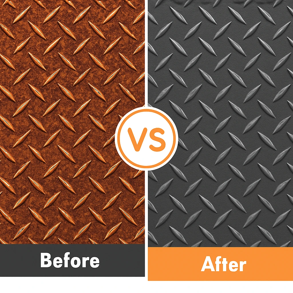 Before and After Rust Converter